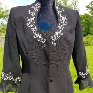 Womens size 12 PLAZA SOUTH dress w/ jacket